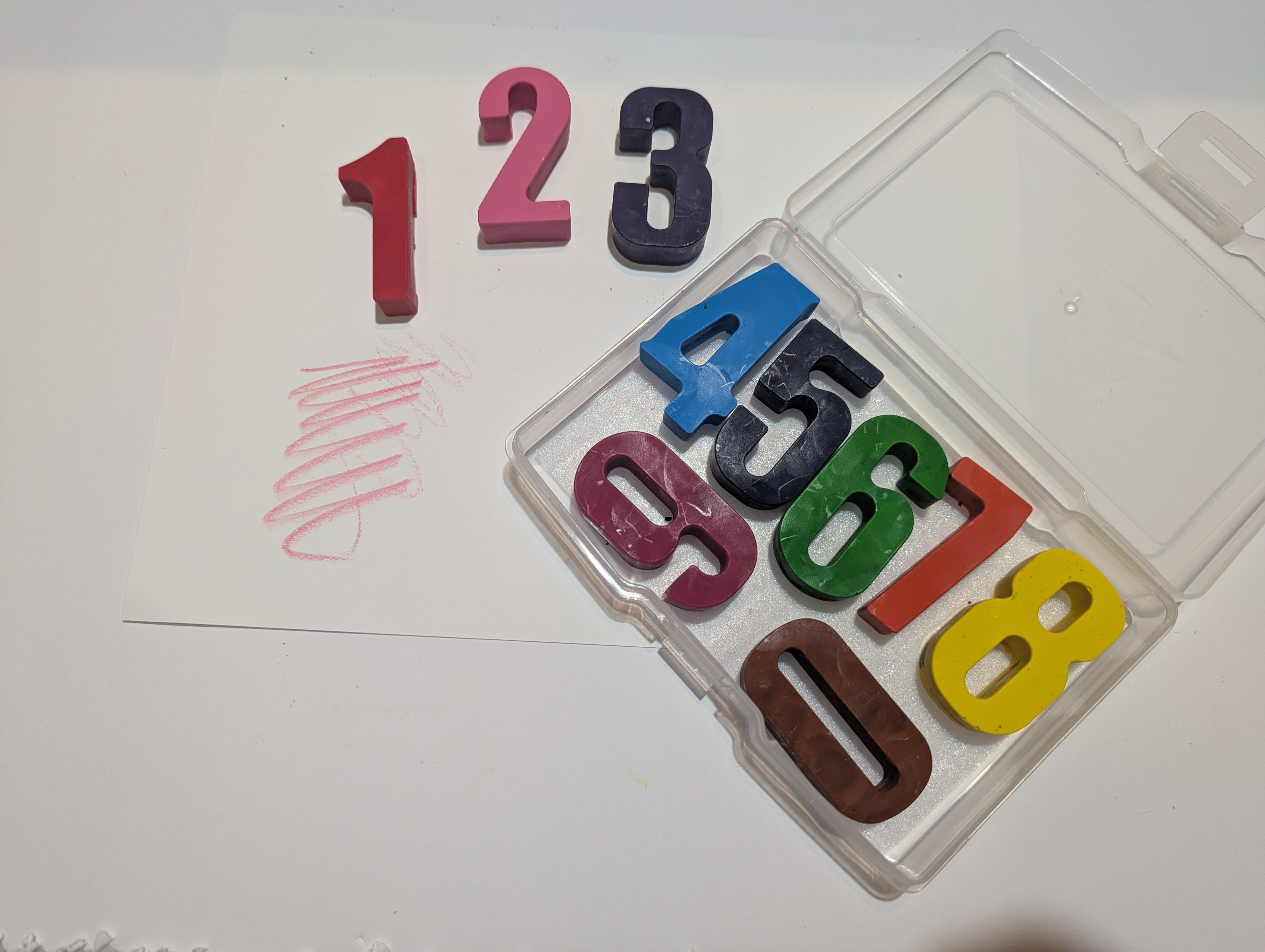 Colour With Me: Number Crayons