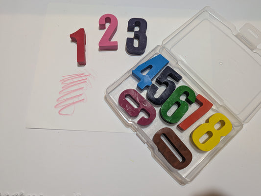 Colour With Me: Number Crayons