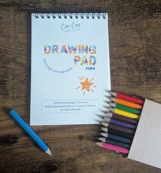 Colour With Me: Drawing Pad Mini & Colouring Pencils Bundle