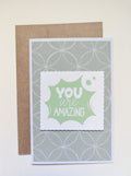 Cosy Greetings: You Are Amazing Card