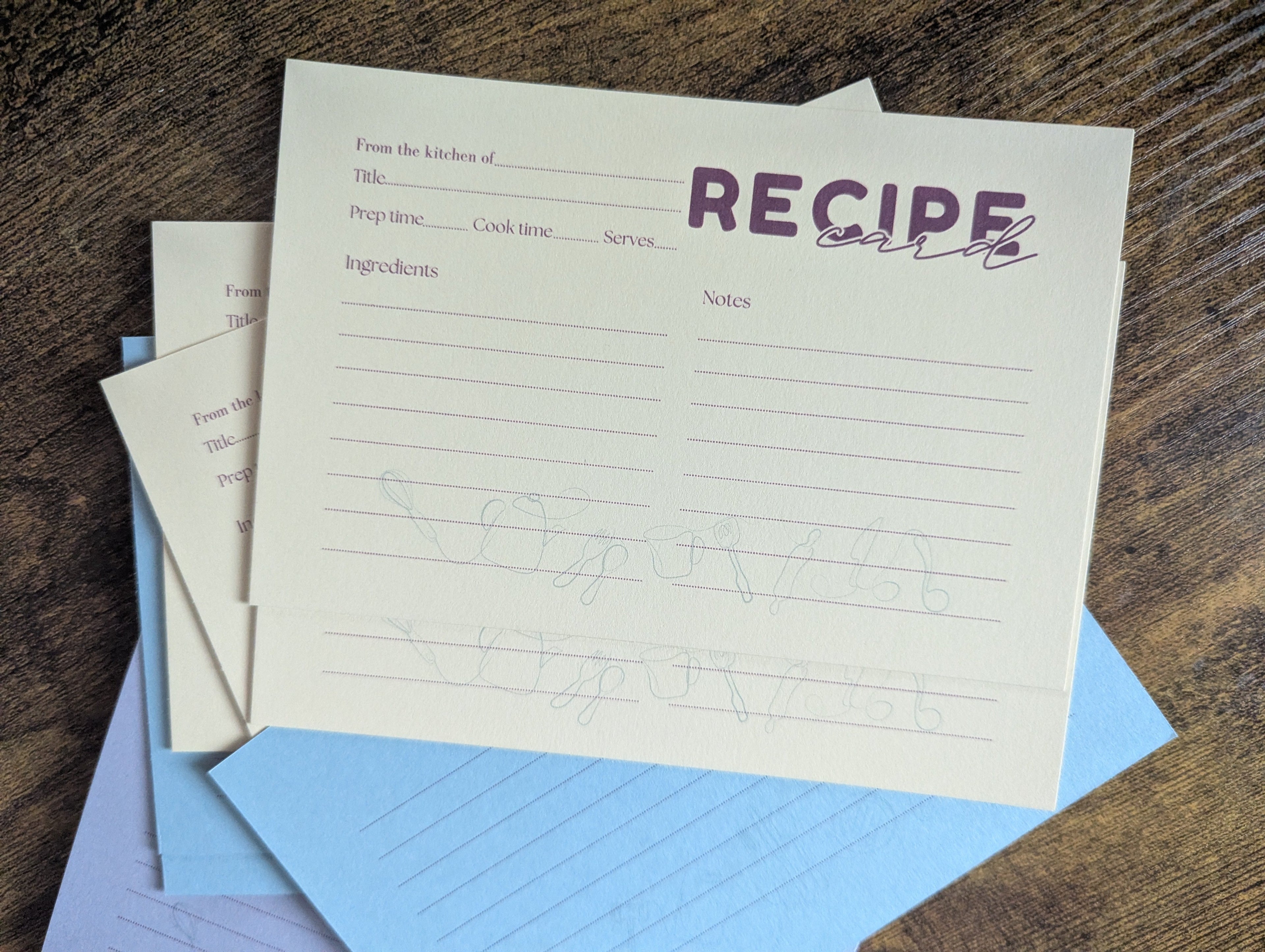 Cosy Life: Heirloom Recipe Cards