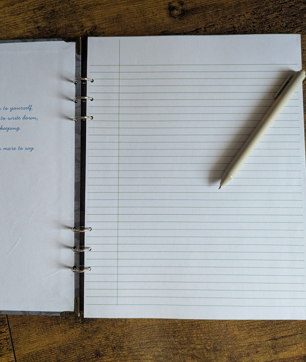Signature Refillable Notebook