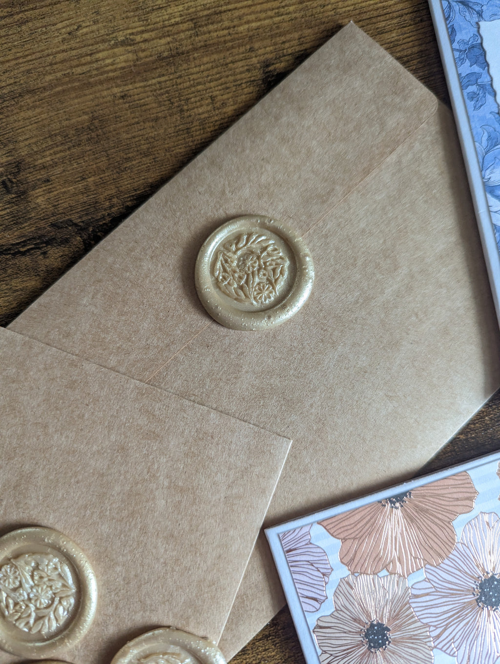 Cosy Greetings: Wax Seal Envelope Sticker