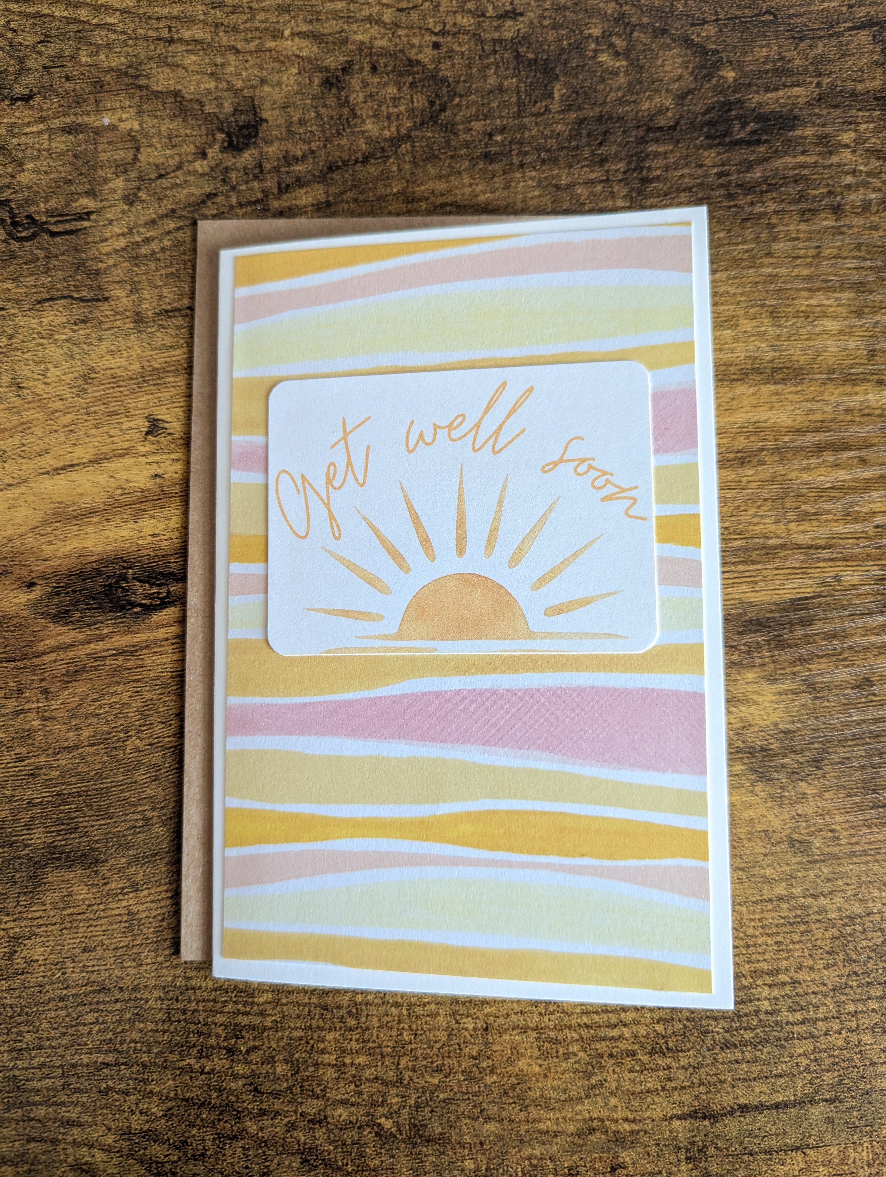 Cosy Greetings: Get Well Soon card