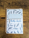 Cosy Greetings: Thanks, Bestie Card
