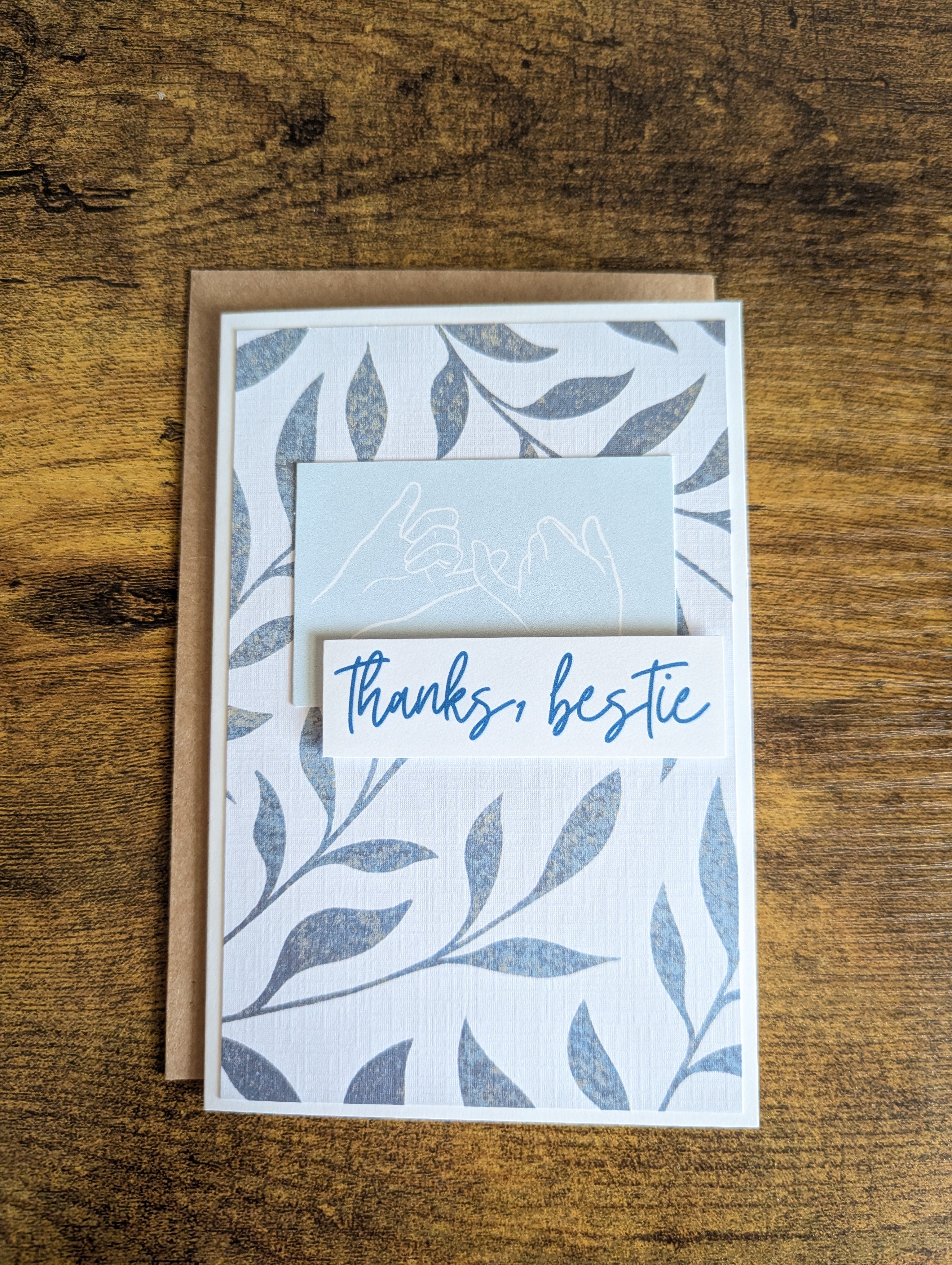 Cosy Greetings: Thanks, Bestie Card