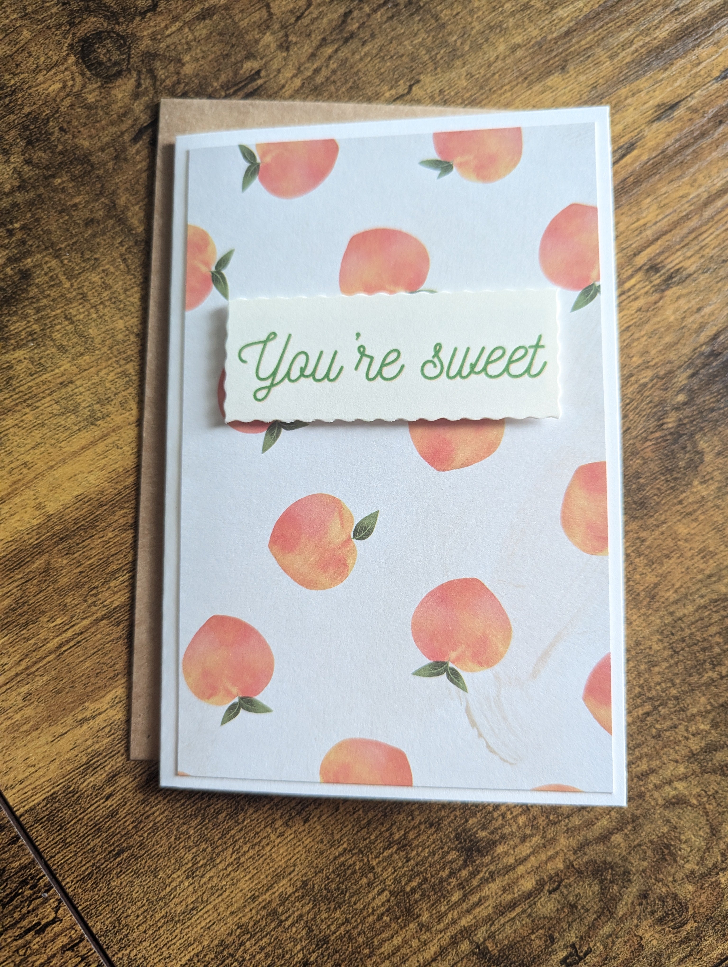 Cosy Greetings: "You're Sweet" card