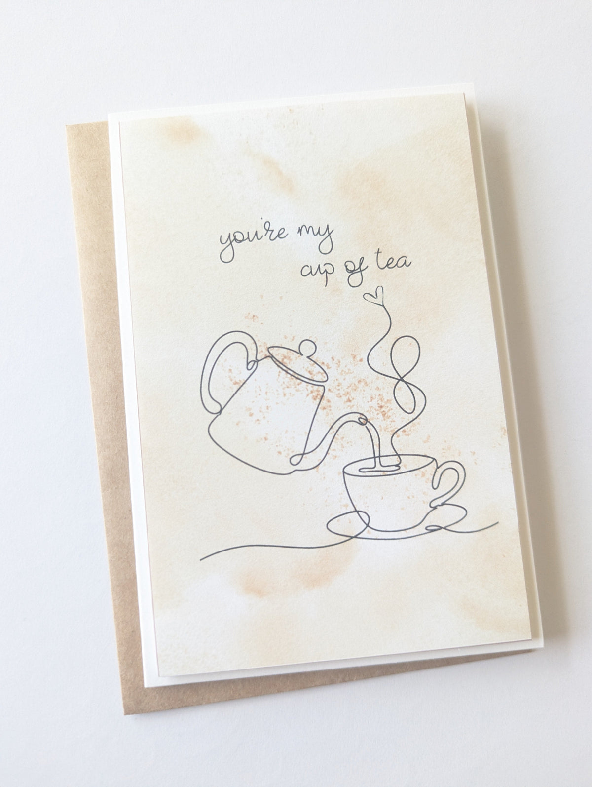 Cosy Greetings: "You're My Cup of Tea" Card
